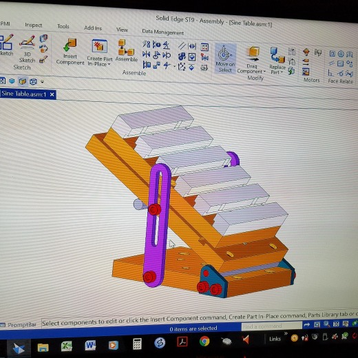 带T型槽板的小型磨机正弦工作台缩略图
